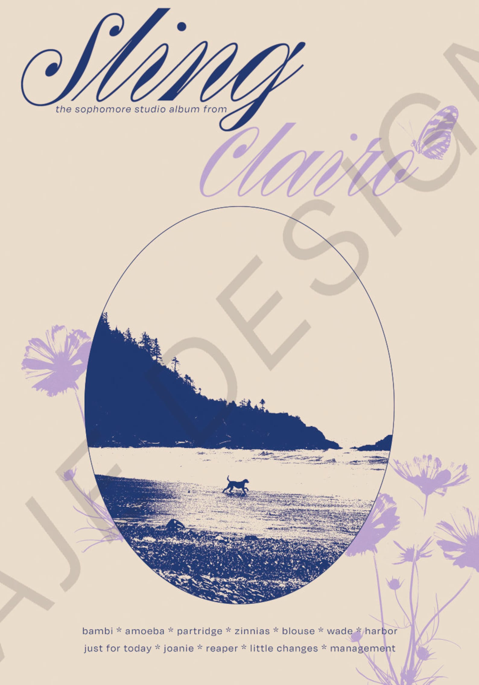 Clairo - Sling (digital Download Poster), Room Decor, Clairo Sling ...