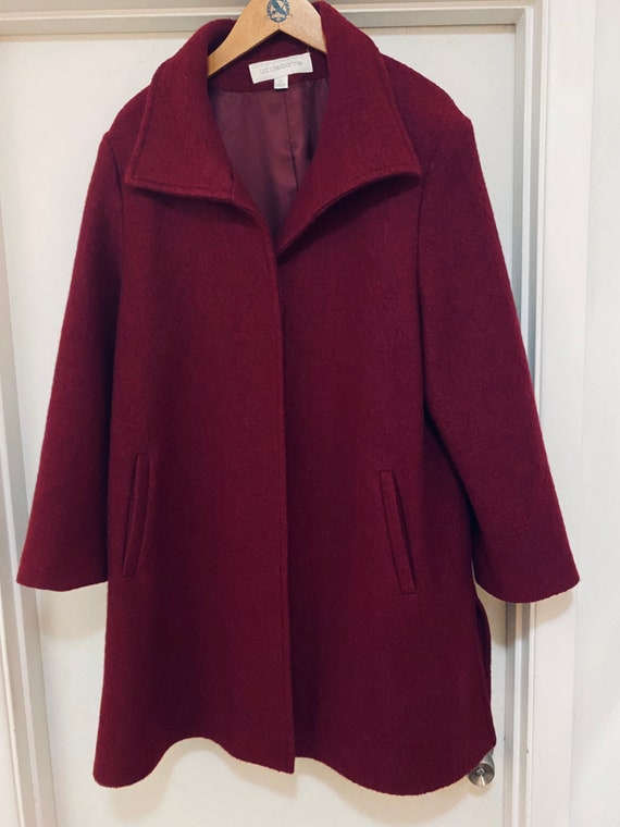 Vintage Liz Claiborne Wool Swing Coat