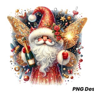 Clipart nain du nouvel an 2025, clipart nain du nouvel an, nain nouvel an png, clipart nain festif, clipart nain 2025, nain de bonne année PNG