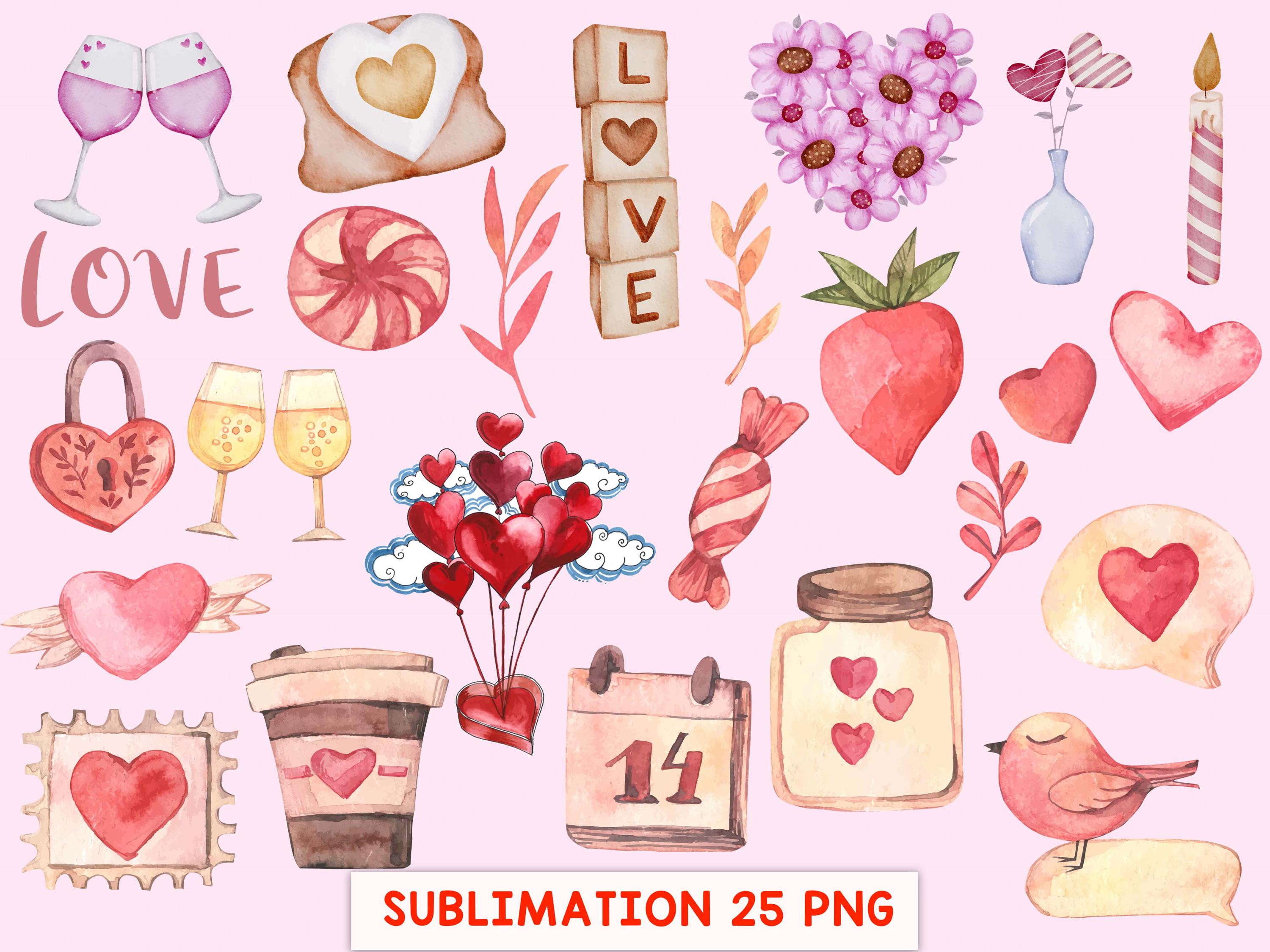 Retro Valentines Png Bundle,retro Valentine Svg,groovy Valentine Png ...