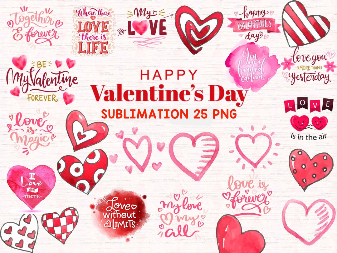 Retro Valentines Png Bundle,retro Valentine Svg,groovy Valentine Png ...