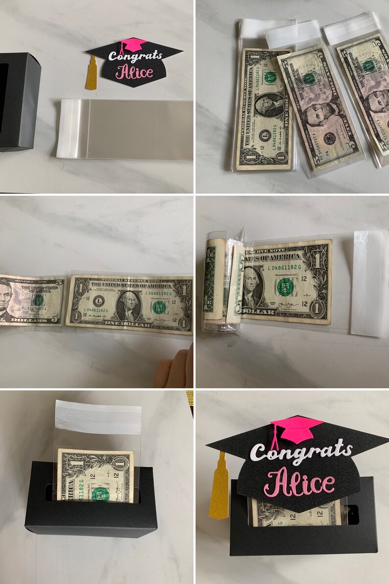 Personalized Father's Day Money Gift Box Cash Gift Box Etsy