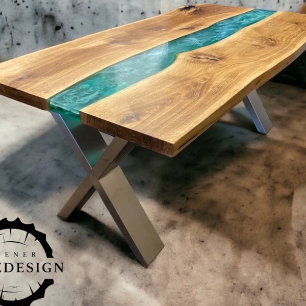 customizable | Design your own epoxy resin table | River table made of solid wood | Coffee table | unique piece
