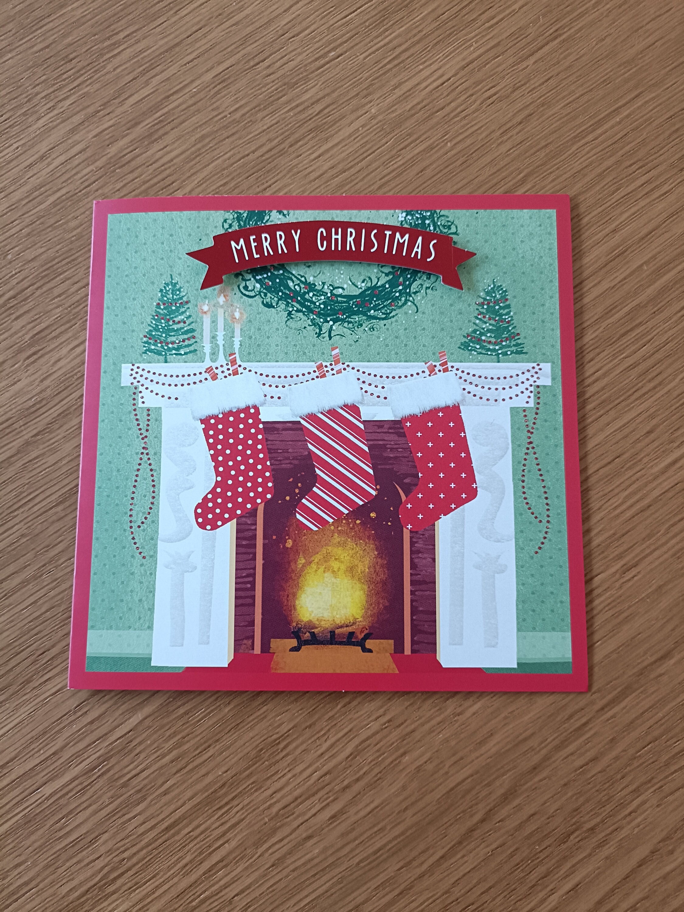 Tactile Braille Christmas Card for the Blind With Personalised Etsy