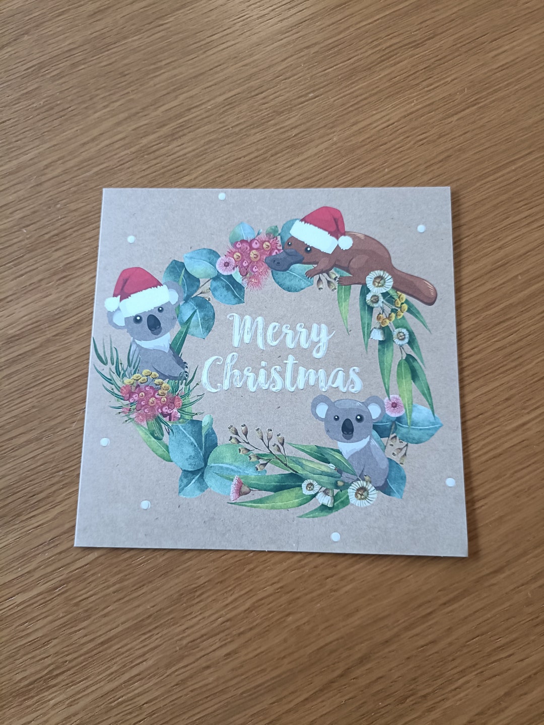 Tactile Braille Christmas Card for the Blind With Personalised Etsy