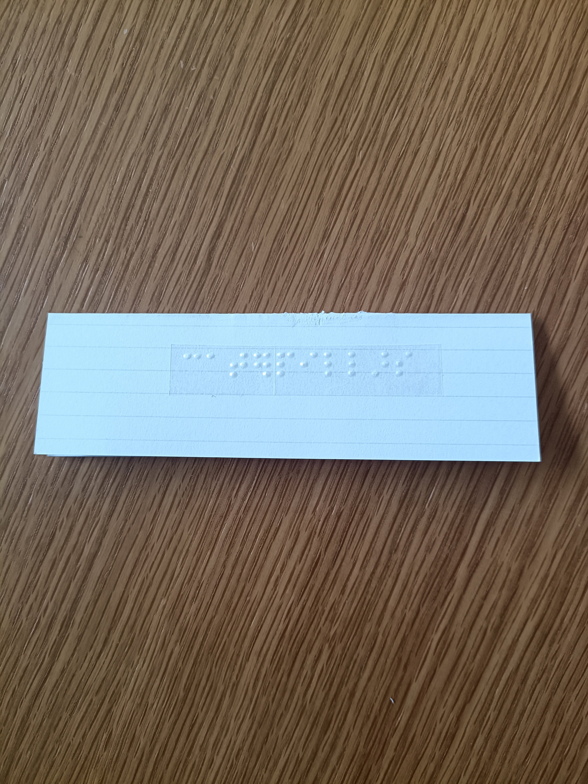 Braille Label Sticker for the Blind Multipurpose Braille Sticker for