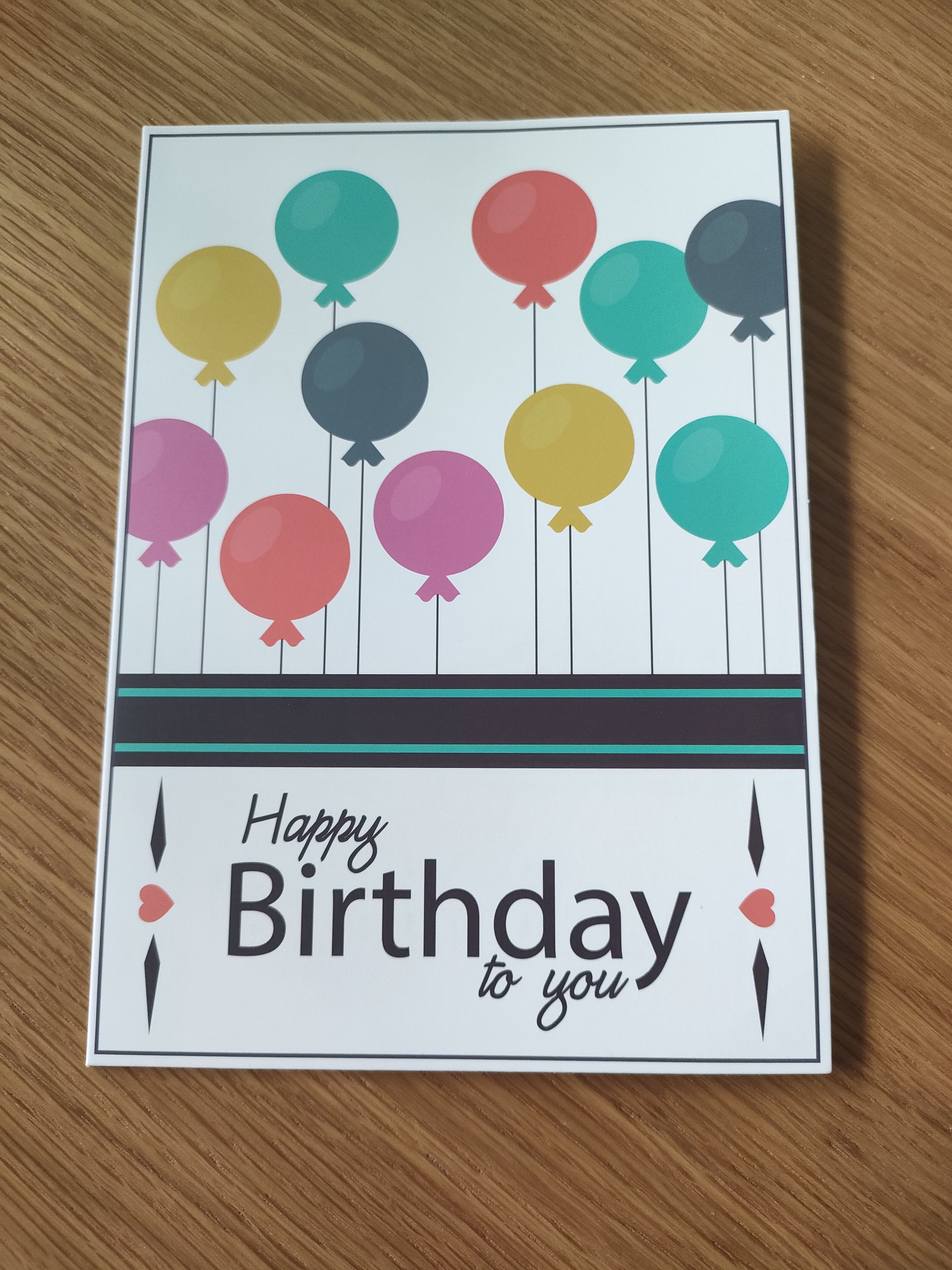 Braille Birthday Card for the Blind With Personalised Braille Etsy