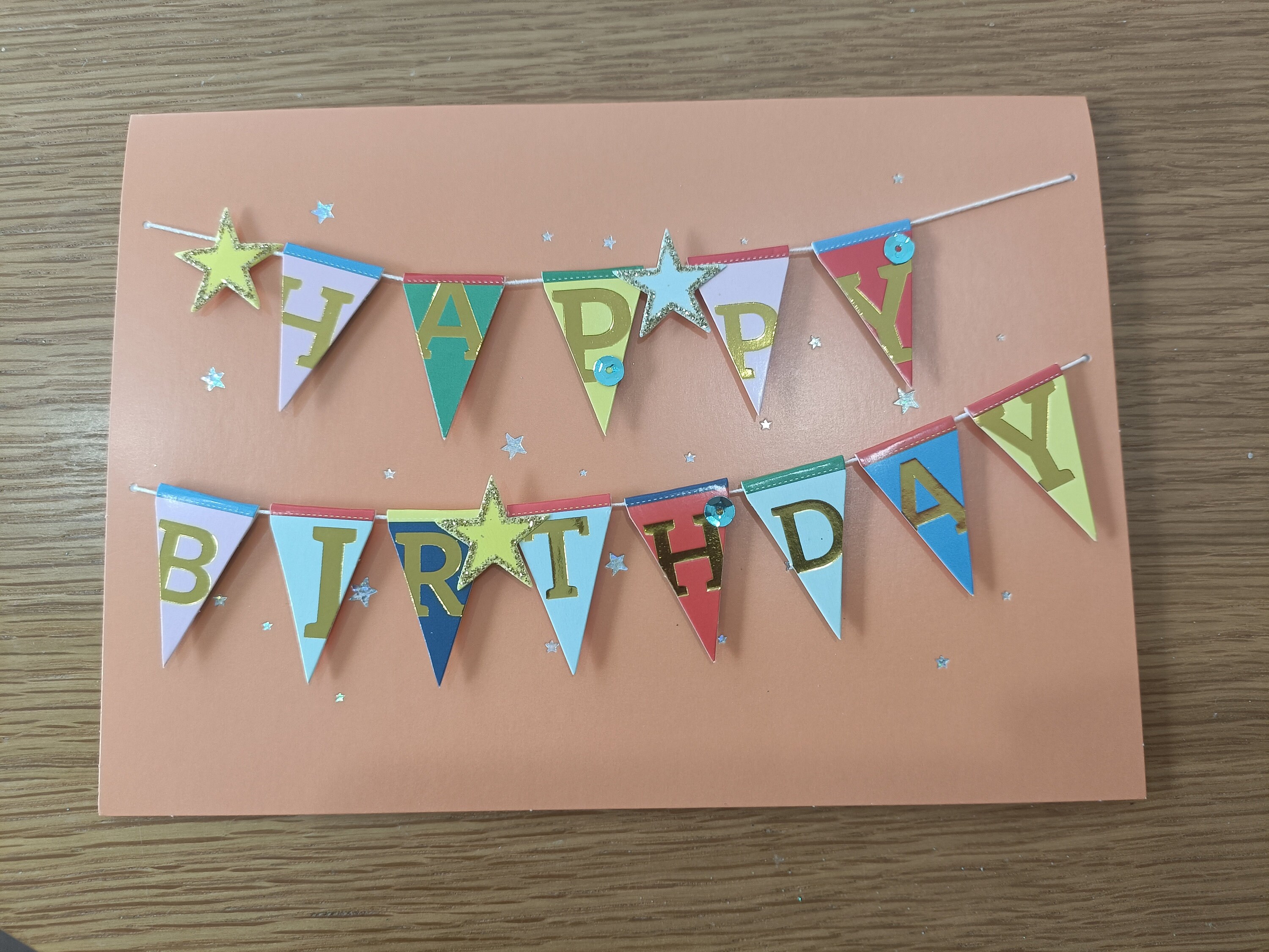 Tactile Braille Birthday Card for the Blind With Personalised Braille