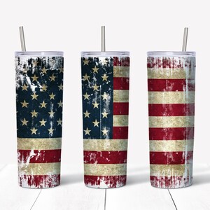 American Flag, USA, tumbler wrap design