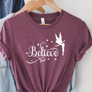 Believe Shirt | Women&#39;s Christmas Shirt | Believe T-Shirt | Believe Shirt | Believe Santa Shirt | Christmas Shirt | Holiday Tee
