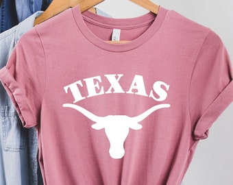 Texas Shirt | State Shirt | Texas Shirts | Texan Longhorn Shirt | Country Music Shirt | Texas College Shirt | Austin Texas | Gift For Friend