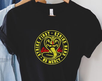 Cobra Kai T-shirt | Cobra Kai Gift | The Karate Kid | Retro Tv Show | Martial Arts MMA GYM Shirt | Mixed Martial Arts Shirt | Popular Gift