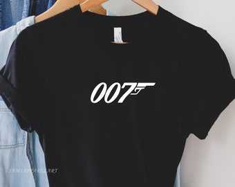 Camiseta de James Bond 007 / Camiseta de James Bond / Regalo para fans de James Bond / Regalo para él / Camiseta del Día del Padre / Regalo para papá / Camiseta genial para papá