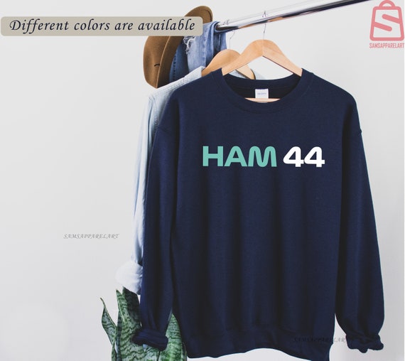 Lewis Hamilton F1 Fan Sweatshirt | Mercedes Team Sweatshirt | Formula 1 Sweatshirt | F1 Sweatshirt | HAM44 | Gift for Him