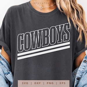 Cowboys SVG, PNG, dxf, eps, Cowboys School Sport Wear Sublimation, Cowboys Team Name Cricut, Cowboys Game Day Shirt Cut File