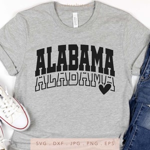 Arched Alabama SVG DXF JPG Png Eps, Alabama Sublimation, Alabama Home State, Game Day Svg, Bama Svg, Alabama Pride Svg, Love Alabama