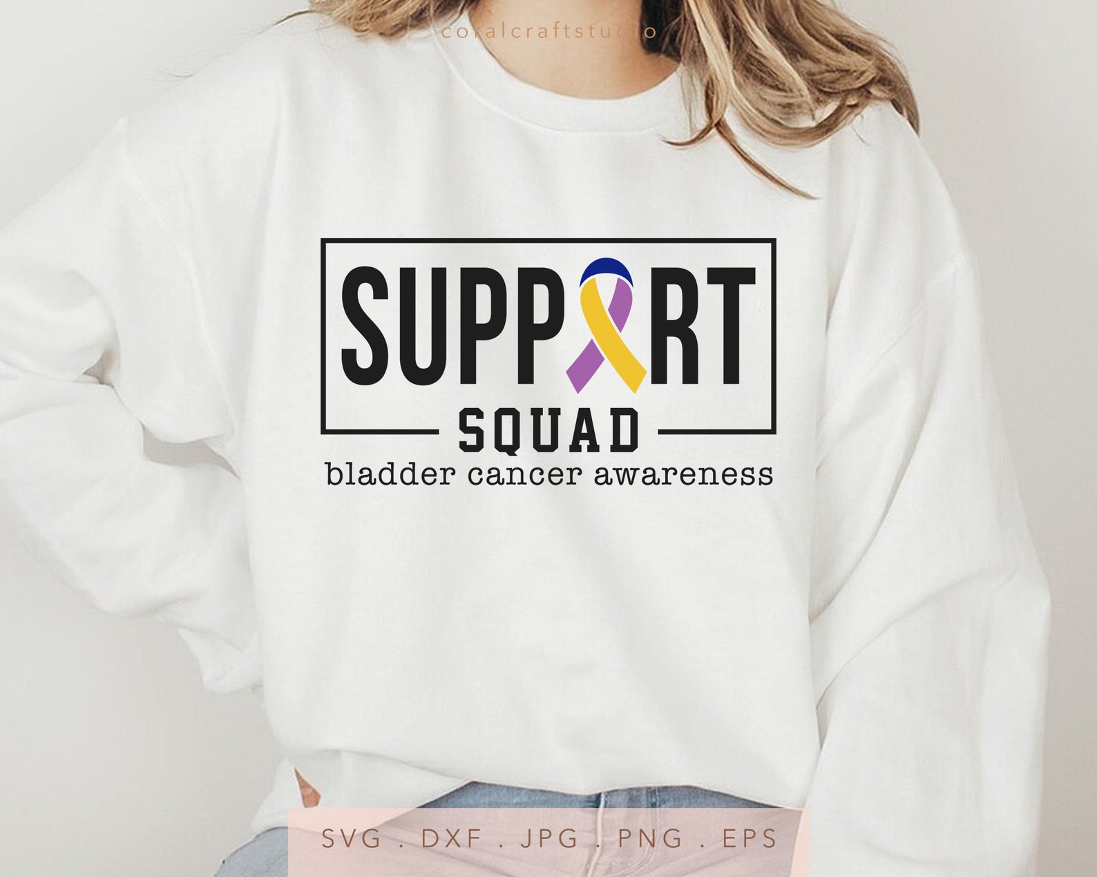 Bladder Cancer Support Squad SVG DTF PNG Jpg Eps, Bladder Cancer ...