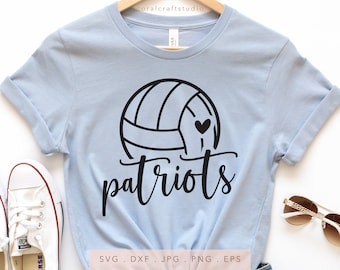Équipe de volley-ball des Patriots SVG, esprit d'équipe de l'école (téléchargement numérique)