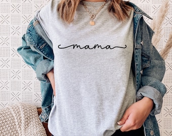 Mama SVG DXF JPG Png Eps, Mama Cut File Cricut Silhouette Cameo, Mama Shirt Svg, Gift for Mom Svg, Mom Svg, Mother Svg, Mama Hand Lettering