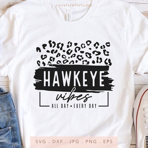 Hawkeye Vibes Leopard SVG PNG DXF Jpg Eps, Hawkeyes Team Spirit Svg, Hawkeyes School Mascot Svg, Hawkeyes Cut File, Hawkeyes Sublimation