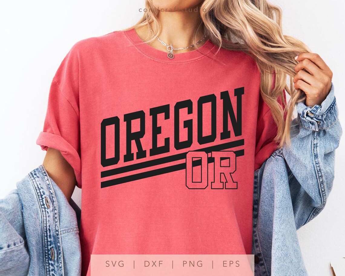 Oregon State Designs Oregon OR Svg, Png, Dxf, Eps, Oregon State Design Cricut, Trendy Oregon ...