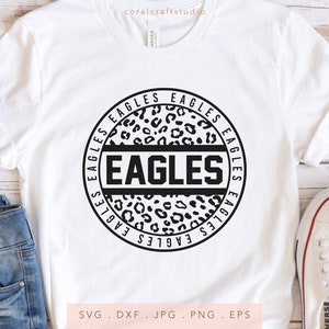 Eagles Shirts Eagles Spirit Shirt Sports Shirt Leopard 