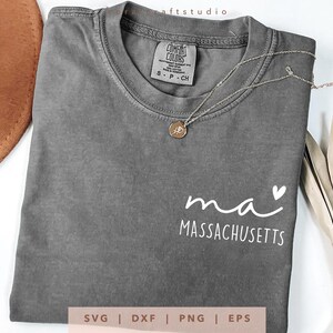 Massachusetts MA svg, png, dxf, eps, Love Massachusetts State Design Cricut, Trendy Massachusetts MA Cut File, Massachusetts Sublimation