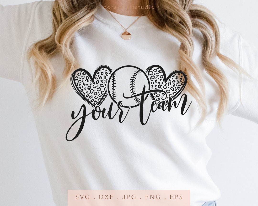 Team Name Pattern Custom Team Name SVG DXF JPG Png Eps Custom Team Leopard - Etsy