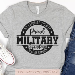 Stolze Militär Oma SVG DXF JPG Png Eps, Oma svg, Militär svg, stolze Militär Familie svg, Militär Familie Shirt, Großmutter svg