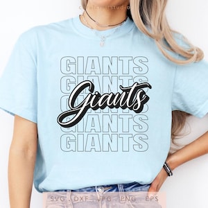 Giants SVG PNG DXF Jpg Eps, Giants Mascot School Cricut, Giants Team Spirit Cut File, Giants Game Day Shirt