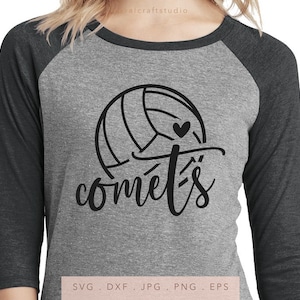 Comets SVG DXF JPG Png Eps, Comets Volleyball Team Name Svg, Comets School Team Svg, Team Spirit Svg, Comets Volleyball Team Spirit Svg