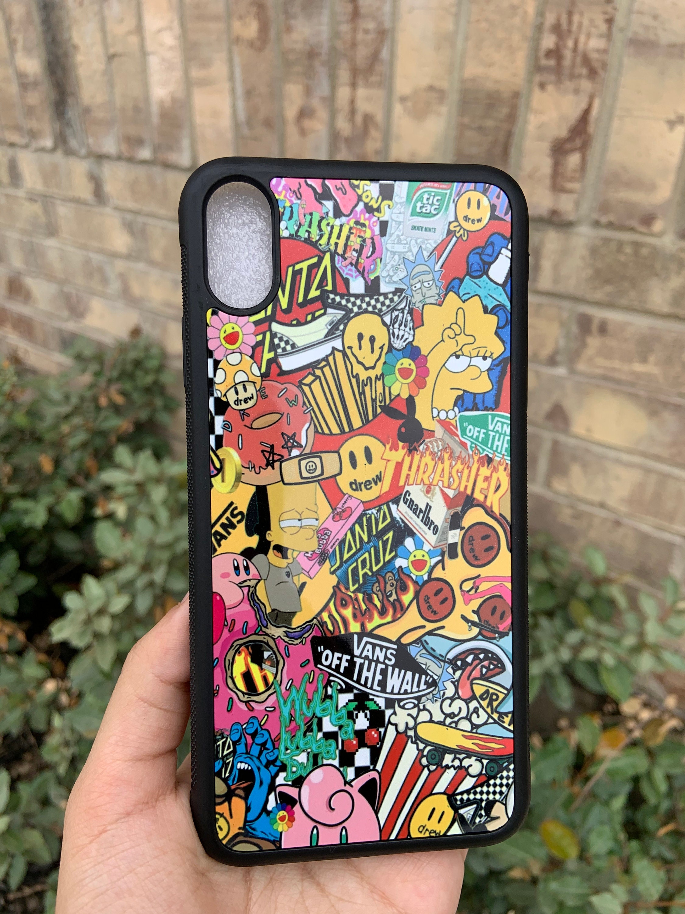 Supreme Simpsons iPhone 13 Pro Max Clear Case