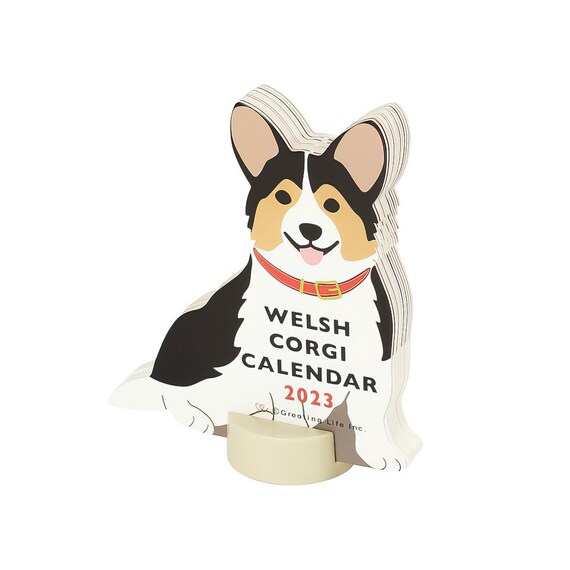 2023 Mini Desk Calendar / Welsh / Diecut Calendar / Etsy