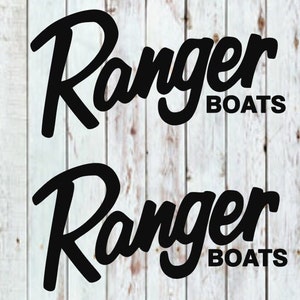 Ranger Boats Decal Sticker Die Cut Ranger Boats Vinyl Decal Bumper Tumbler Car Window Ranger Boats Fishing Vinyl Decal