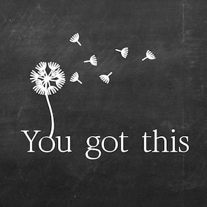 You Got This Vinyl Decal Laptop Motivational Sticker Inspiration Vinyl Decal Car Window  You Got This Sticker size 6&quot;x8&quot;