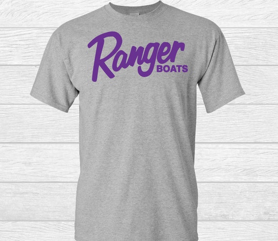 Ranger Boats T-shirt Tee Unisex Short Sleeve Men Fishing Tee Graphic Tshirt Ranger  Boats Sport Grey Color 