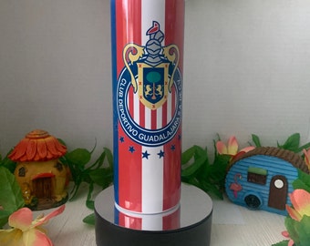 Vaso de Chivas de Guadalajara: Regalo de fútbol mexicano, regalo personalizado