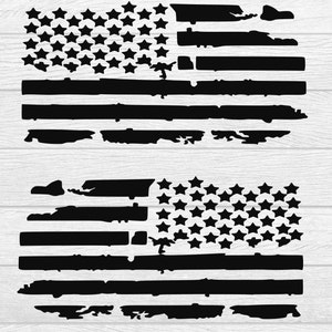 America Flag Distressed Vinyl Decal Truck Window Truck Bumper Tumblers Car Vinyl Sticker America USA Flag Decal