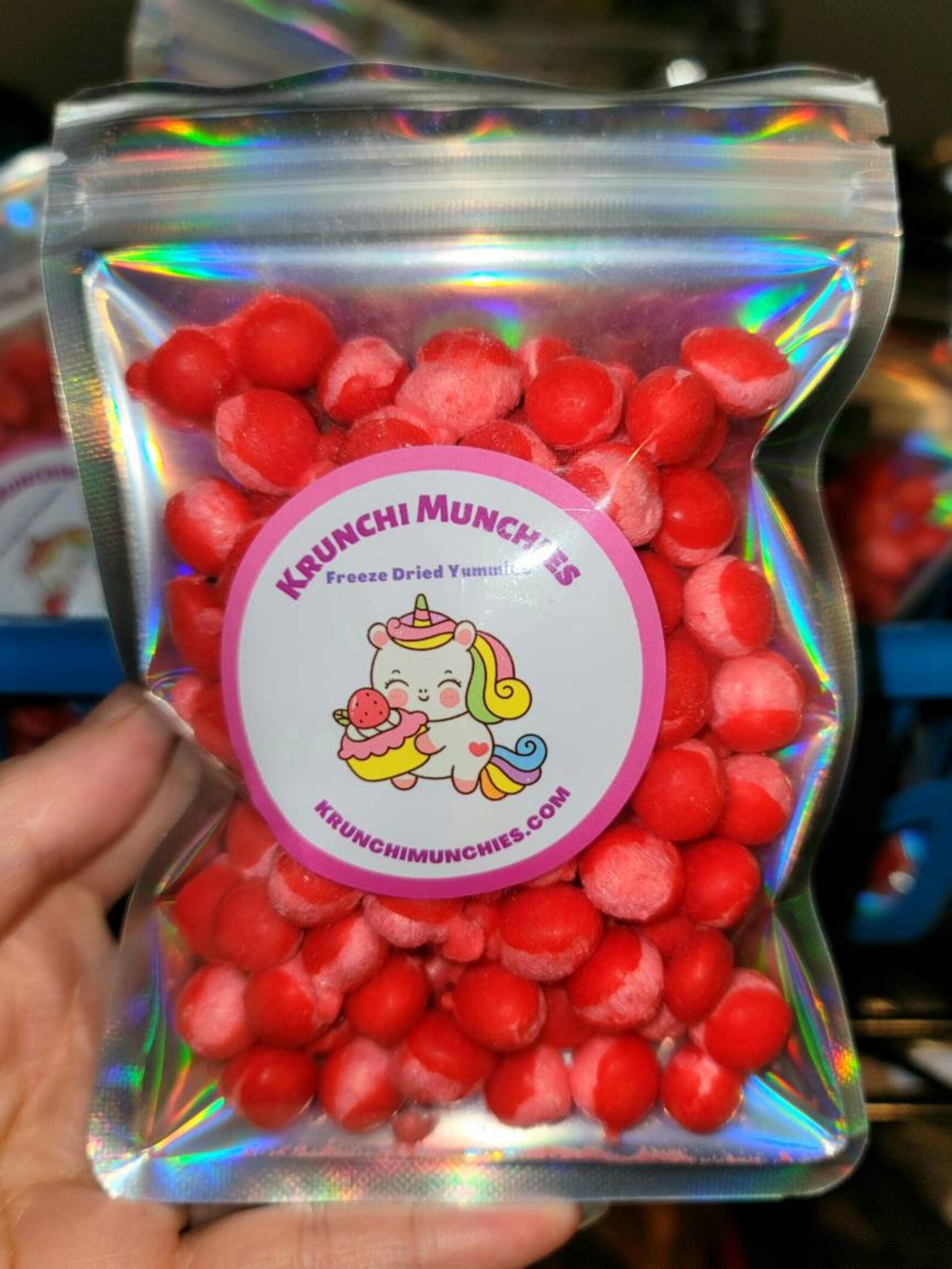 Freeze Dried Mini Red Hots Candy 2.2 Oz Etsy