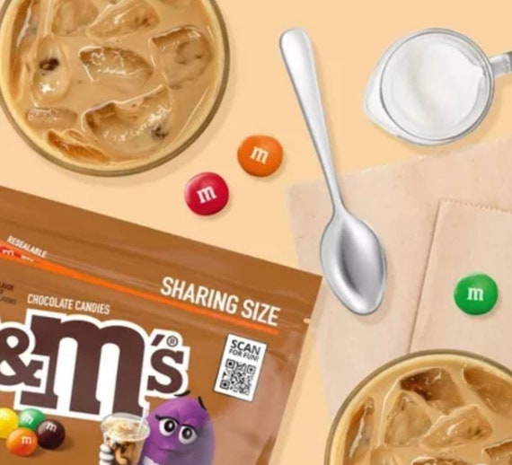 M&M'S Caramel Milk Chocolate Candy Sharing Size Resealable Bag