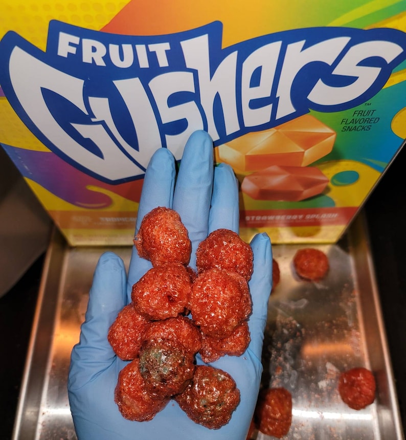 Freeze Dried Chamoy Fruit Gushers Candy Etsy