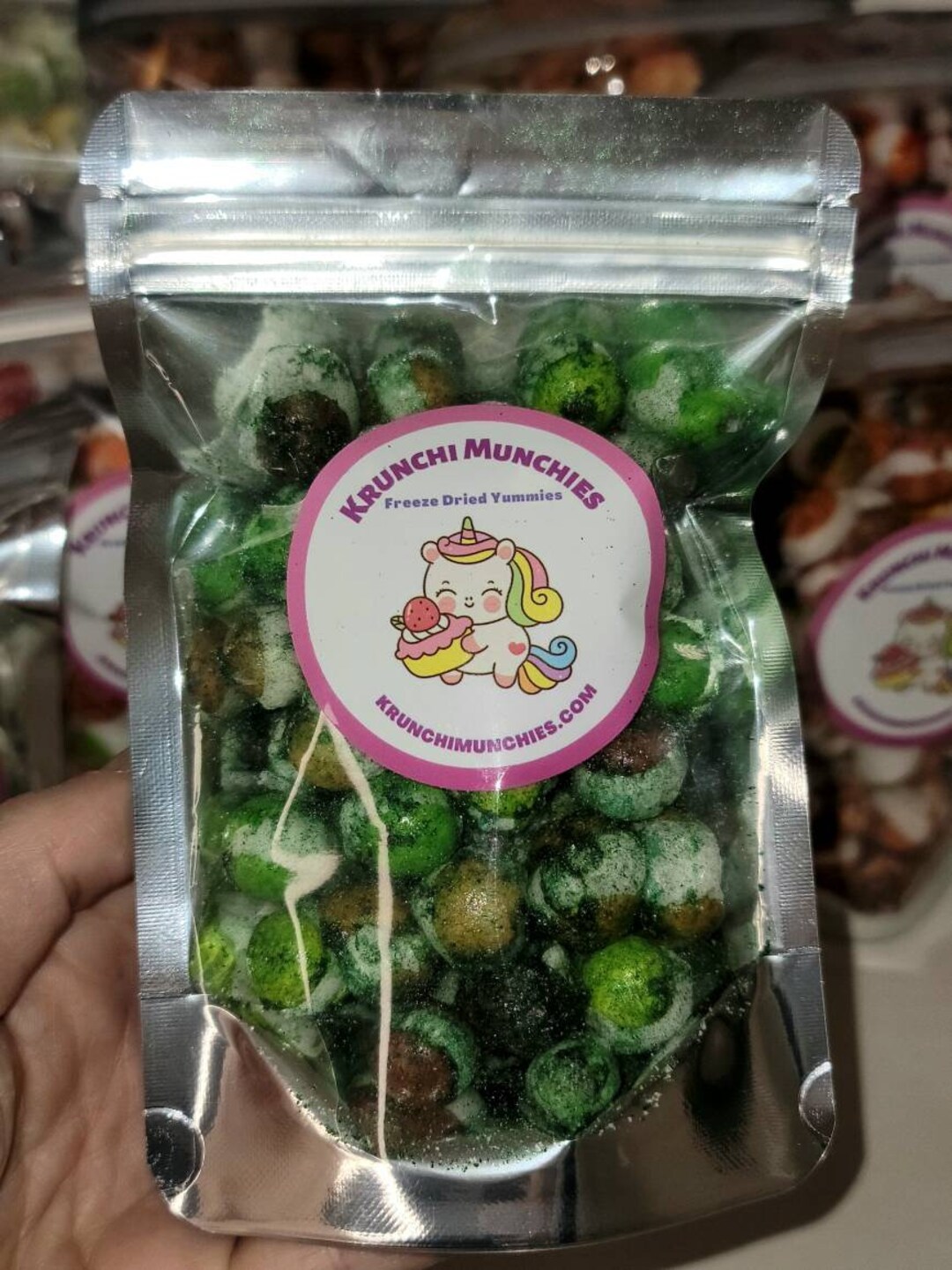 Freeze Dried Pickle Flavored Skitz Made With Skittles Etsy