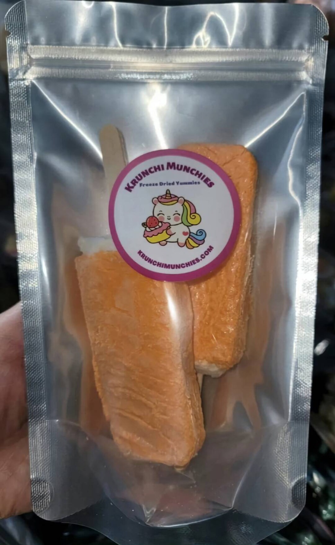 Freeze Dried Orange Creamsicle Ice Cream Bar Choose Count Etsy