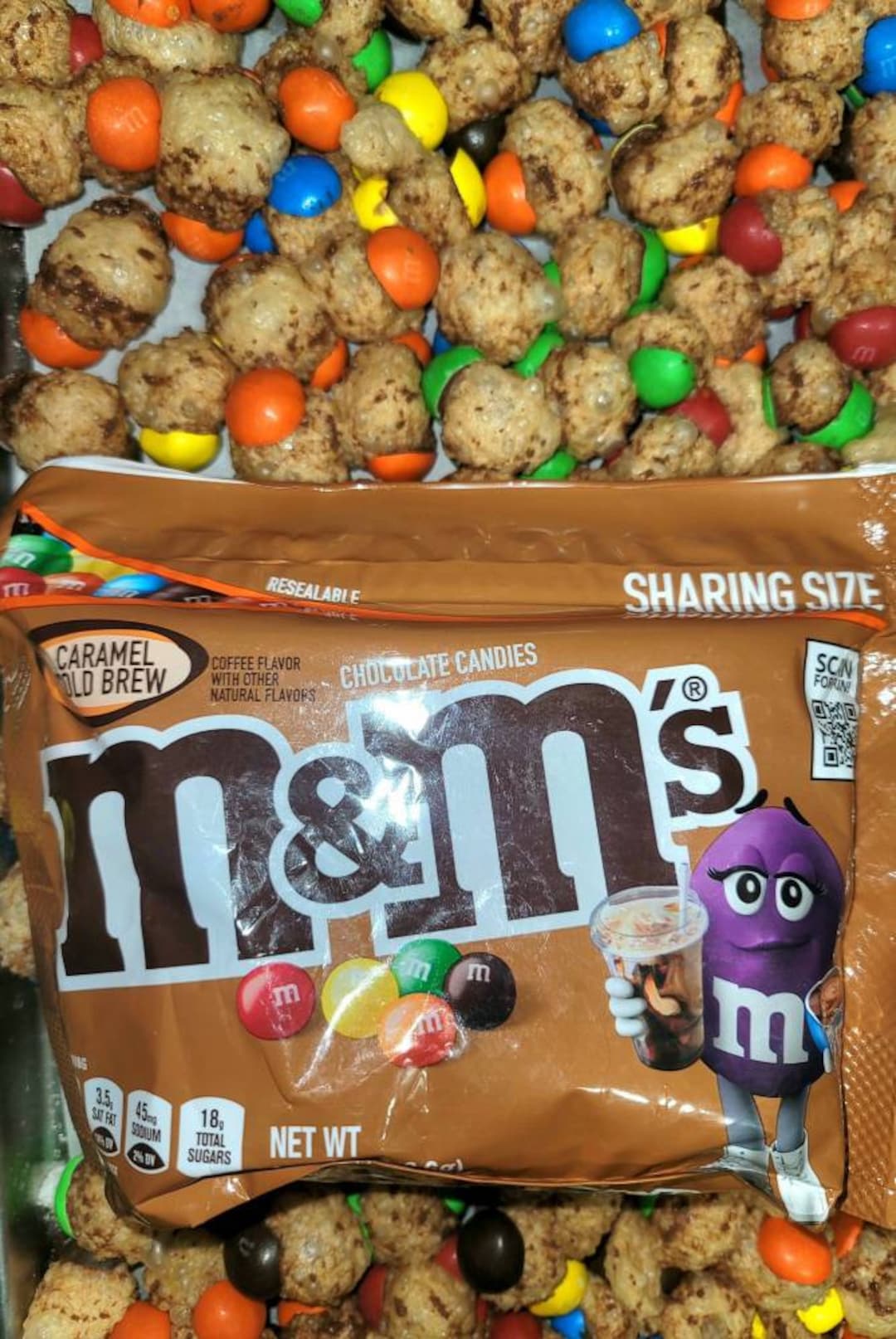 Freeze Dried Caramel Cold Brew Coffee Flavored M&m's -  Sweden