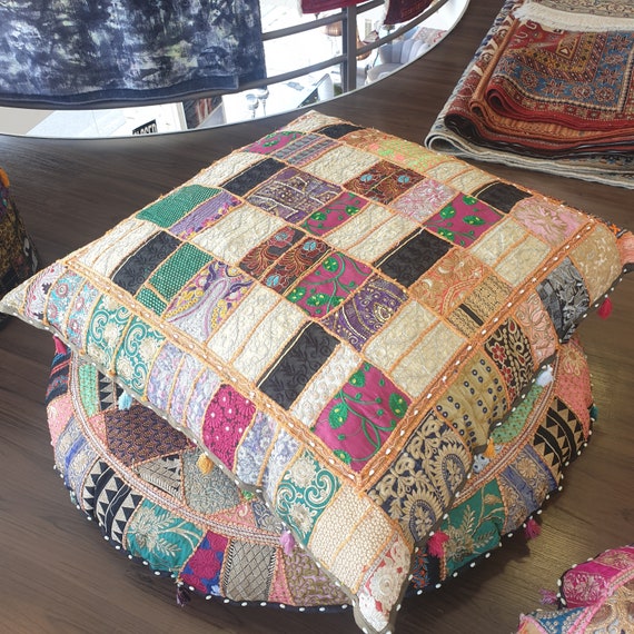 Patchwork floor cushion online