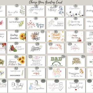 Personalized greeting cards with the sympathy gift box