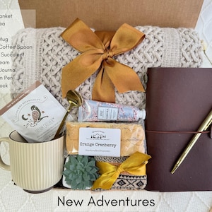 Sympathy Gift Basket, Condolences Gift Box, Hygge Gift Box with Blanket, Sending a hug, Thinking of you, Bereavement gift,Encouragement Gift
