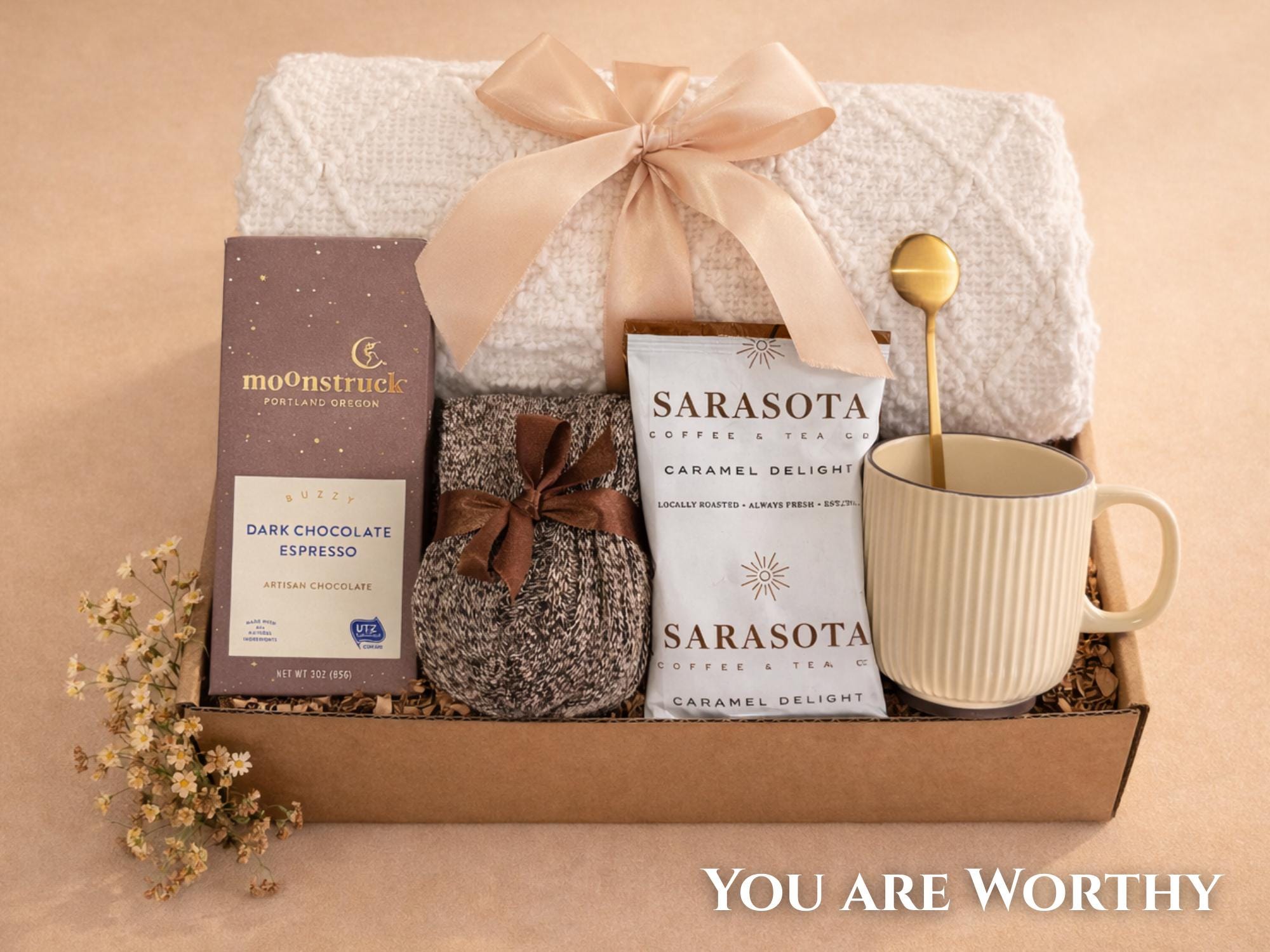 Thank You Gift Box for Men and Women, Hygge Gourmet Coffee Break Gift ...