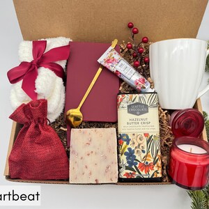 Women Birthday Gift Box for Her, Mom Care Package Gift Set Heartbeat