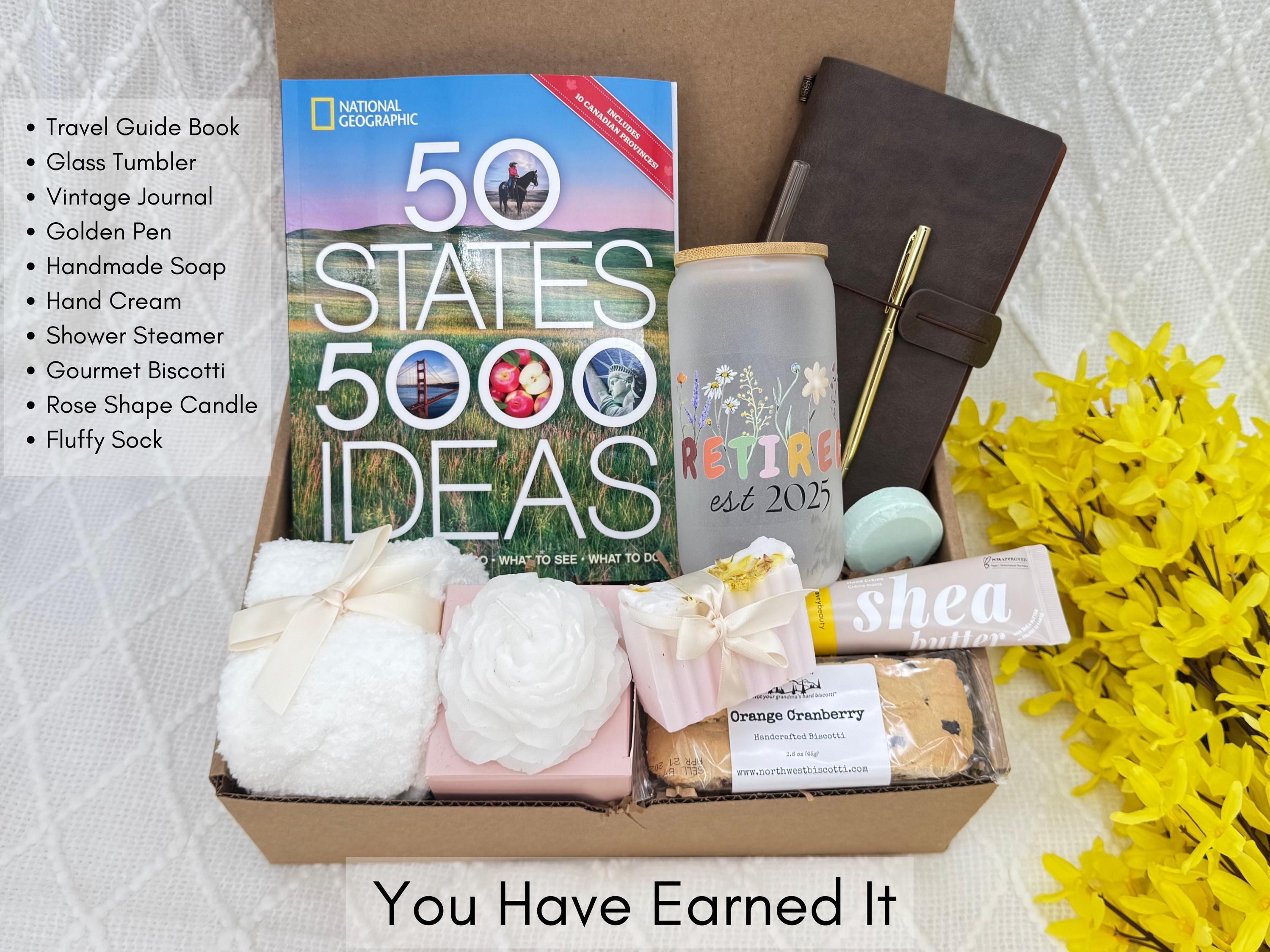 Retirement Gift Box for Women, Hug In A Box, Encouragement Gift, Thinking Of You Box, Hygge Cozy Gift Care Package, Blanket Gift Box